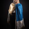 Royal Black & Gold Shawl