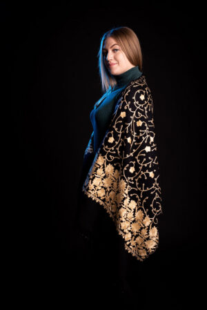 Elephant Kingdom Cape Shawl